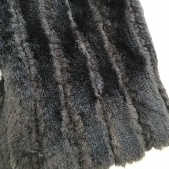 Esprit Black Faux Fur Jacket - Picture 7 of 15